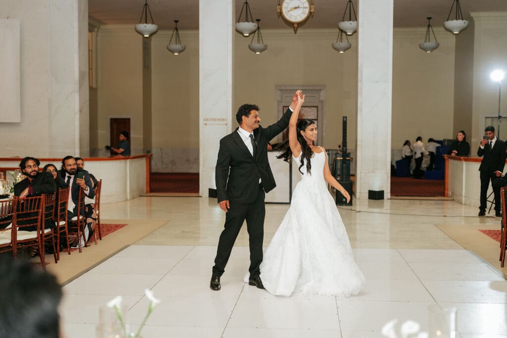 Father-daughter dance at a San Francisco wedding reception